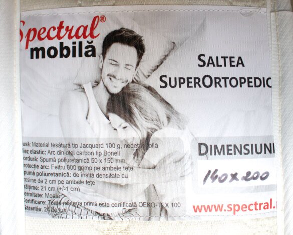 Saltea 1400 x 2000 Spectral SuperOrtopedica